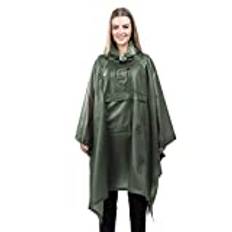 Navaris regnponcho cykelponcho regncape – poncho för cykel regn – cykel regncape cape inkl. förvaringsväska – unisex – vattentät