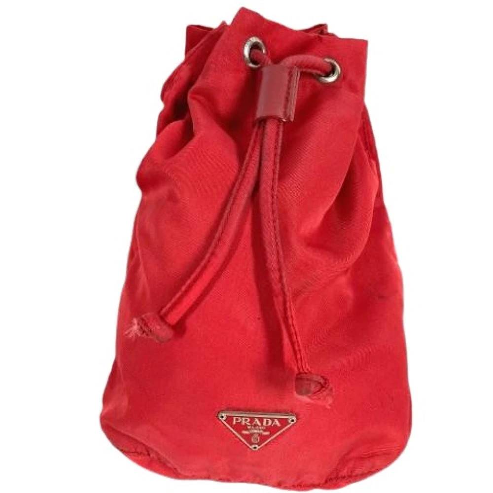 Prada Vintage - Pre-owned Nylon Bucket Bag Vintage - Dam - ONE Size - Nylon