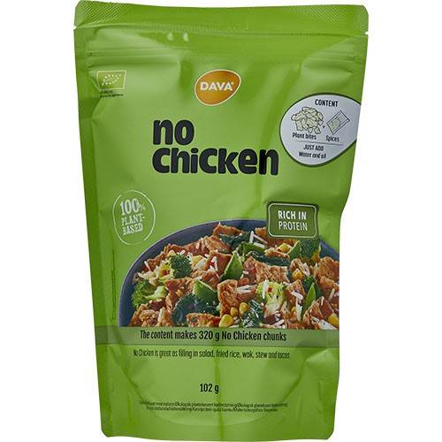 DAVA No Chicken Økologisk - 102 gram - Dava
