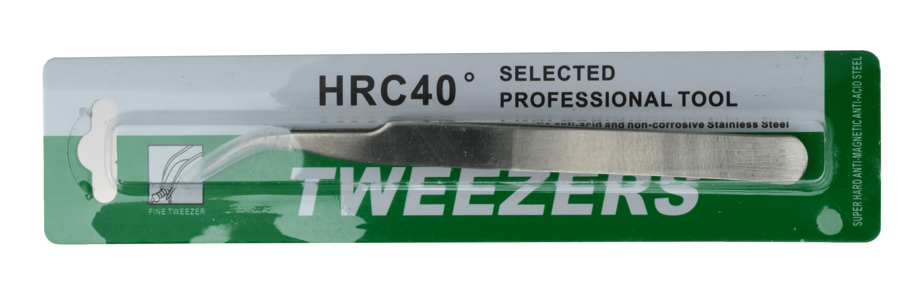 Rustfrit Stål Tweezers - Curved