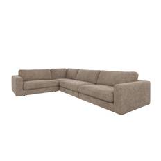 Rowico Home Duncan hörnsoffa Mörkbeige (Anna 6) 345 x 233 x 78 cm