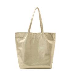 Gratante Vertical Glitter Tote Commuter Bag, Women's, Bag, abb-g0044 (Champagne)
