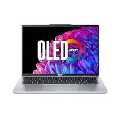 Acer Swift Go 14 OLED (SFG14-73-791J) Ultrabook/Laptop | 14" WQ2.8K OLED Display | Intel Core Ultra 7 155H | 16 GB RAM | 1 TB SSD | Intel Arc Grafik | Windows 11 | QWERTZ Tastatur | Silber