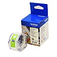 Brother CZ-1002 Farbetikettenrolle, 12 mm breit, 5 m lang für Etikettendrucker VC-500W