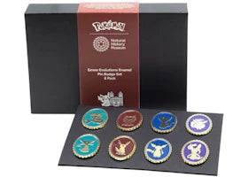 Pokemon x Natural History Museum Eevee Evolutions Enamel Pin Set - One Size (One Size)
