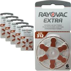 312 RAYOVAC EXTRA - 30 stycken hörapparatsbatterier