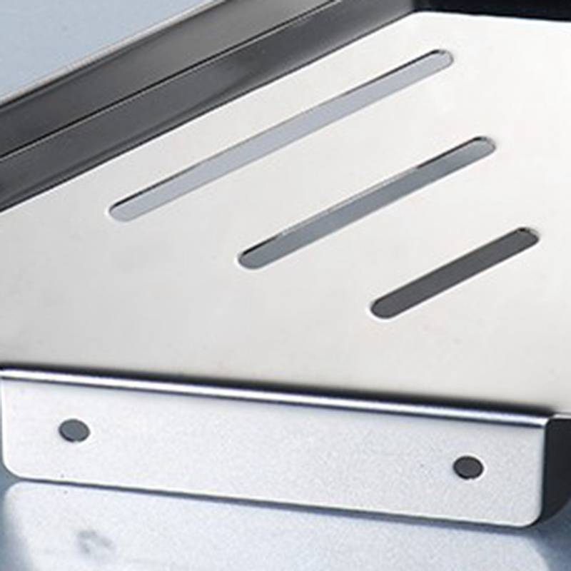 A06RP Corner Shelf Stainless Steel Shower Caddy Anti-Rust Corner Storage Shower Organizer Wall Mount for Kitchen Bathroom