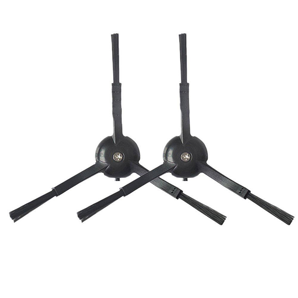 2-pack Sidoborstar vinyl Roborock S7 MaxV Plus svart