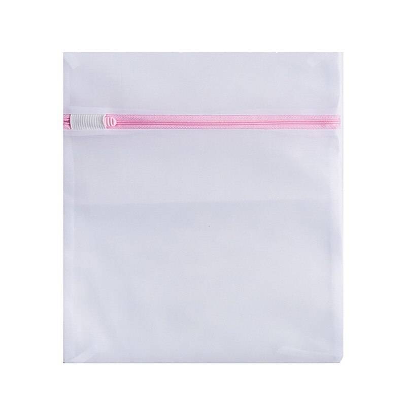 Tvättpåsar för smutsiga kläder tvättmaskiner mesh tvättpåsar för behå underkläder strumpor tvättpåse med dragkedja - S - 30 x 40cm