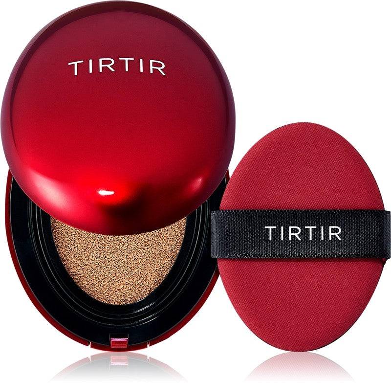 Tirtir Mask Fit Red Cushion - Trucco a lunga tenuta in spugna 18 g 27N Camel