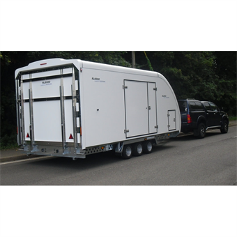 Woodford RL 6000 - Lukket trailer - 3.500 kg - Smal model - 2 aksler.