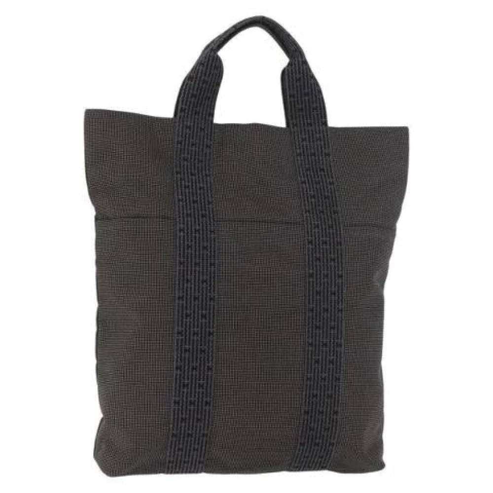 Hermès Vintage Pre-owned Vintage Canvas Tote Bag - Vintage - Dame - Grå - ONE SIZE -
