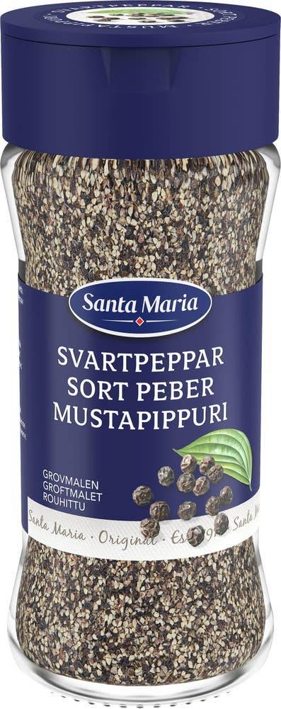 Svartpeppar Grov Mellanburk