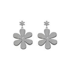 Earrings - Silver - --