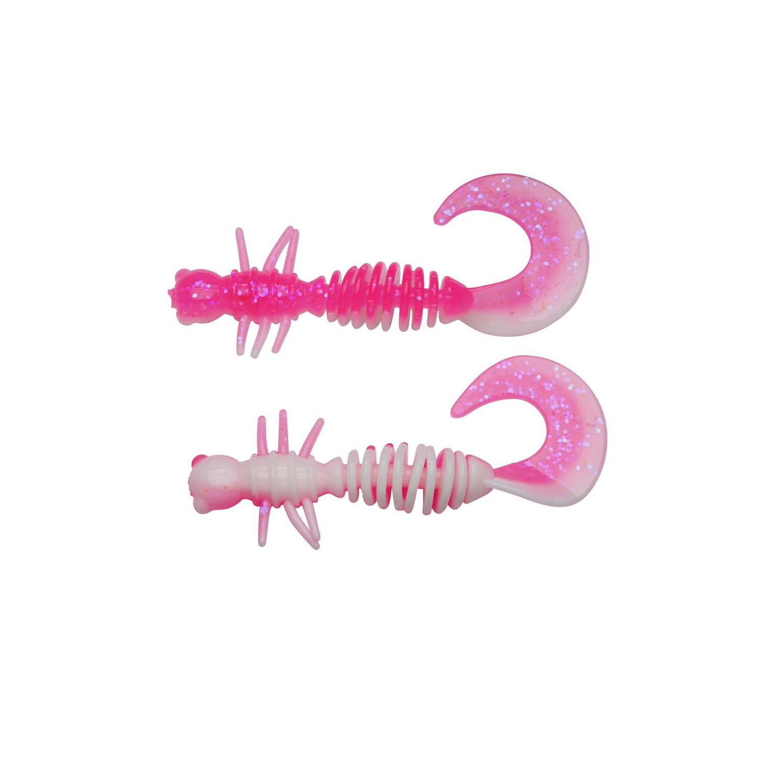 Powerbait Curley 40mm - Pink/White.