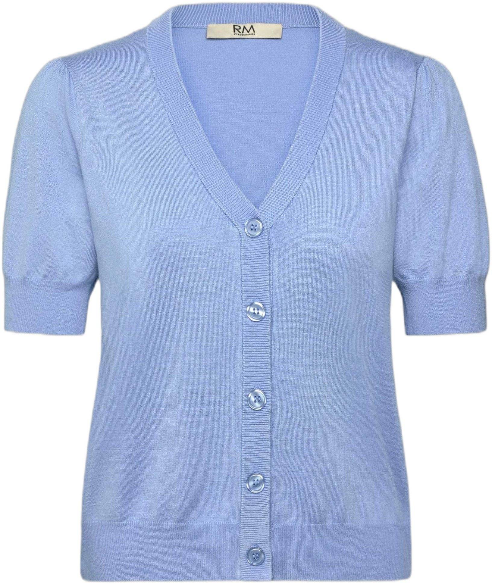 RM by Rosemunde Rmwsandra SS Cardigan Kvinde Bel Air Blue Cardigans Str S - hos Magasin.