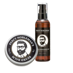 Percy Nobleman Beard Balm & Oil Duo