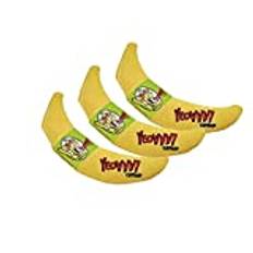 Yeowww! Kattmynta Banan 3-pack | Pure Leaf & Flowertop blandning | katt och kattunge leksak