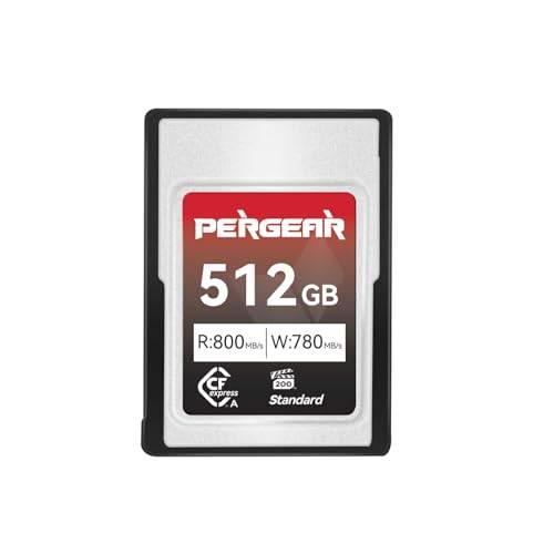 Pergear 512 GB CFExpress typ A minneskort för Sony-kameror, VPG200