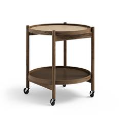 Bølling bakkebord Ø50 - Røget eg/Beige/Brun