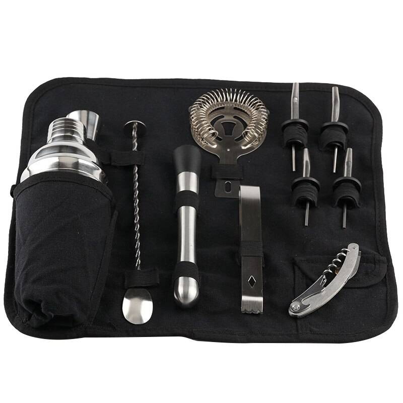 Cocktail Shaker Set Rostfritt Stål 12 Delar