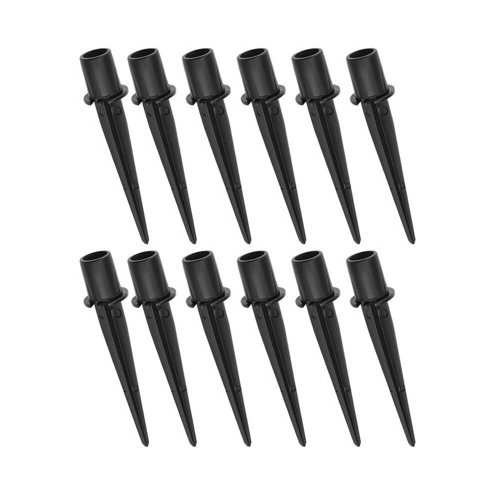 Metal Stakes Solar Lights Replacement Spike, 12 Pack Reinforced Ground Stakes, Replacement Nails for Garden Lights