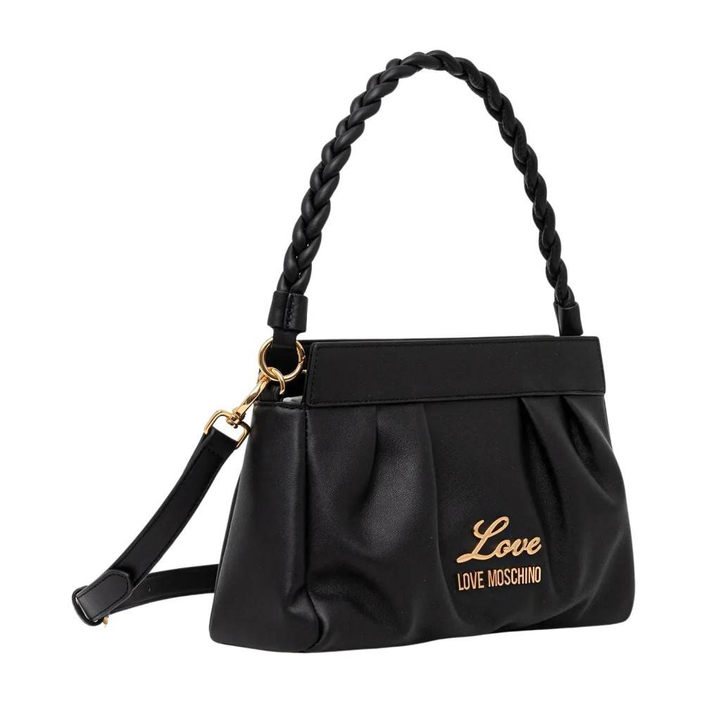 Love Moschino Mellem Crossbody Taske - Tasker - Dame - Sort - ONE SIZE - Uld
