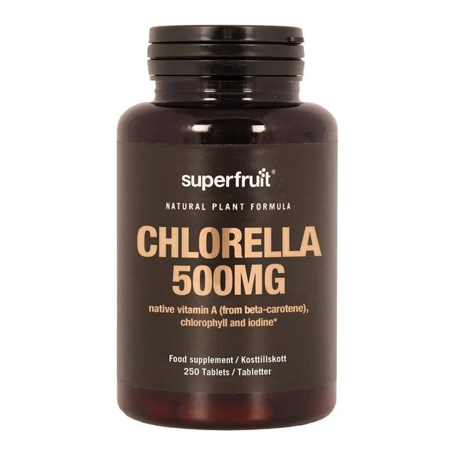 Superfruit Chlorella 500 mg 250 tabletter