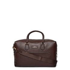 POLO RALPH LAUREN Pebbled Leather Duffel |Brun |One Size