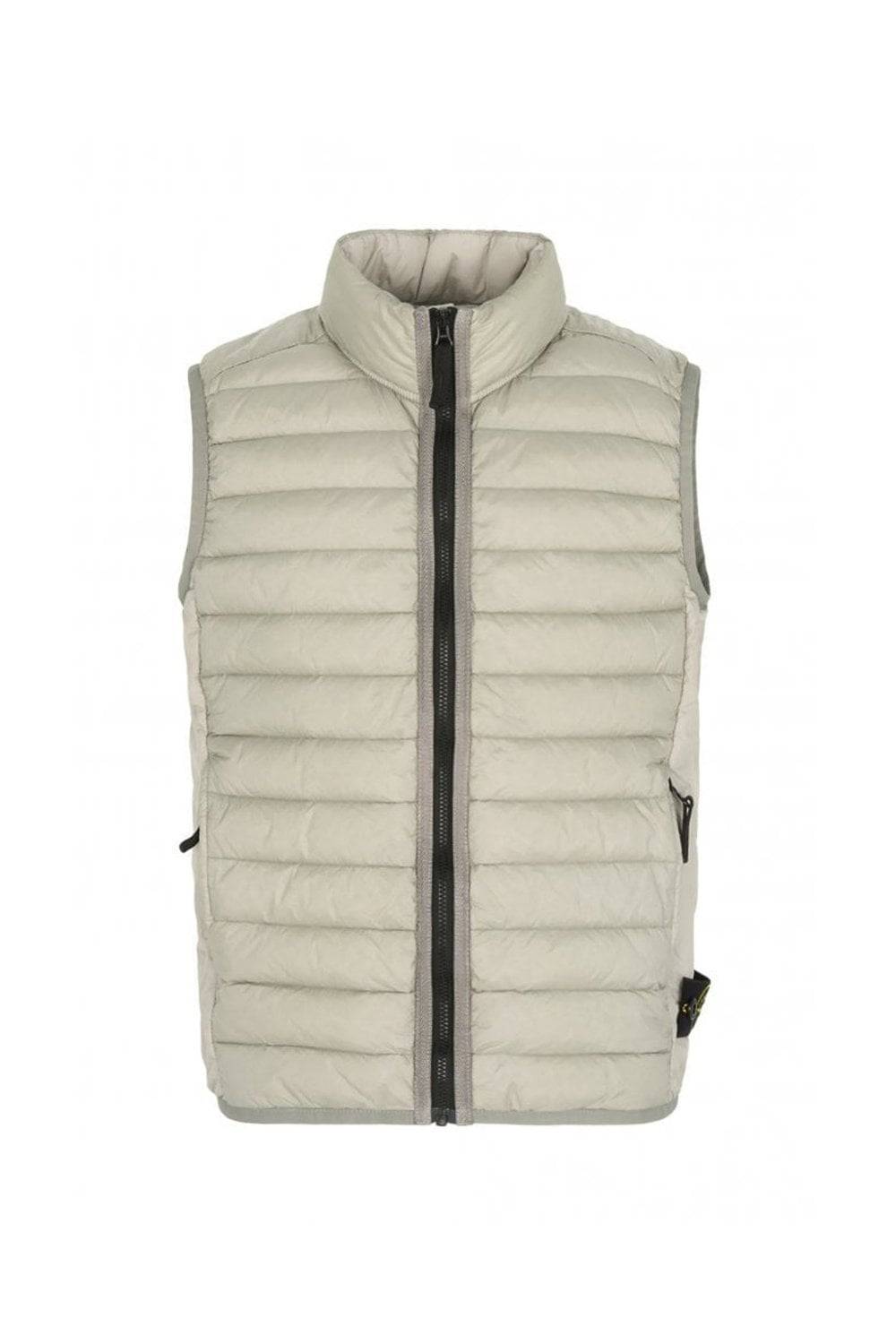 STONE ISLAND JUNIOR KIDS S0024 DOWN GILET Size: 6Y, colour: GREY