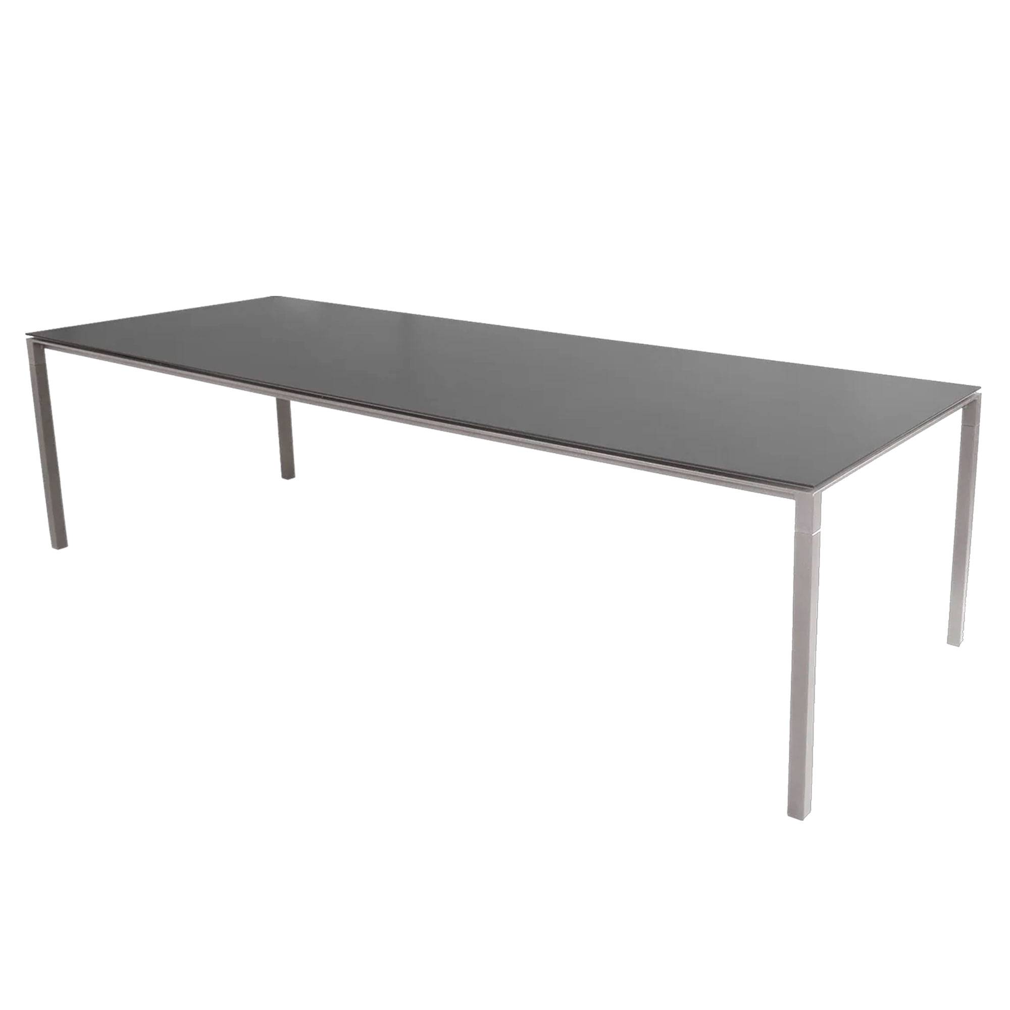 Cane-line Pure Havebord - 280x100 cm. Taupe/Nero black.