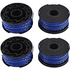 YUETTYY 2/4-pack ersättande grästrimmer tråd spole lina för Black & Decker GL652 GL653 GL650 grästrimmer spole och linningstillbehör (4 st)