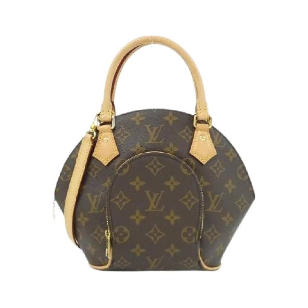 Louis Vuitton Vintage Pre-owned Ellipse Monogram Taske - Vintage - Dame - Brun - ONE SIZE - Uld
