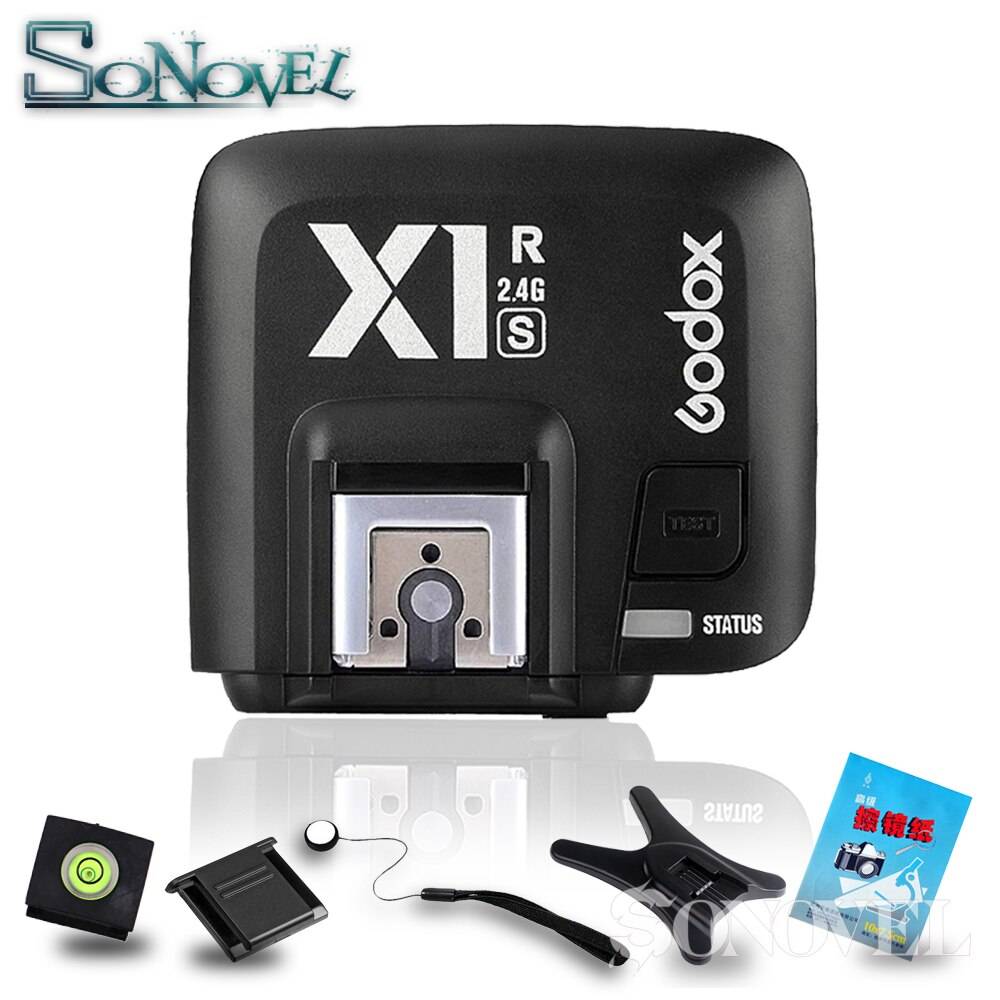 Godox x1r-s 2.4g trådlös mottagare för x1s blixtar triggersändare för sony a9 a58 a7 rii a7ii a99 a7r a7s a6300 a6500 a6100
