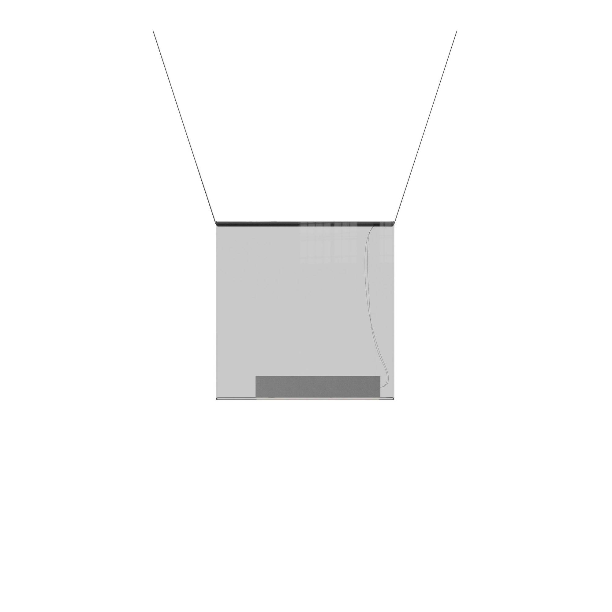 Lambert & Fils - Sainte 02, Glass Body Side A B, Green, Black Canopy, Nylon Ribbon Beige - Pendellampor - Rachel Bussin - Grön