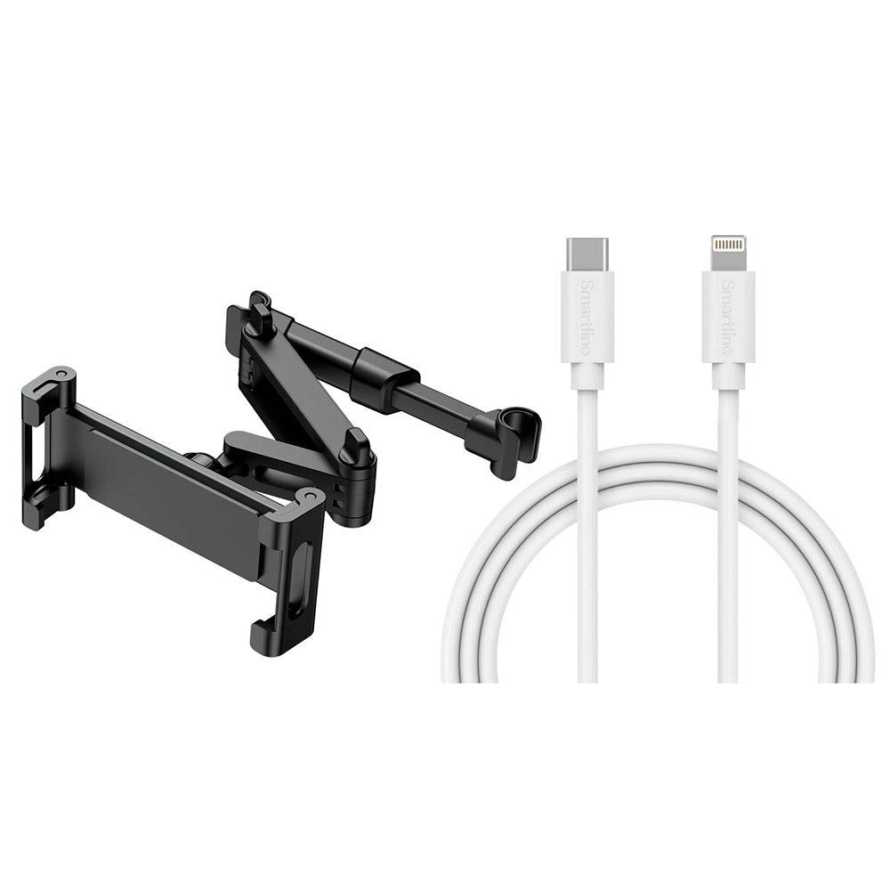 Kør-selv-ferie pakke 1 - inkl. Tabletholder / USB-C - Lightning Kabel