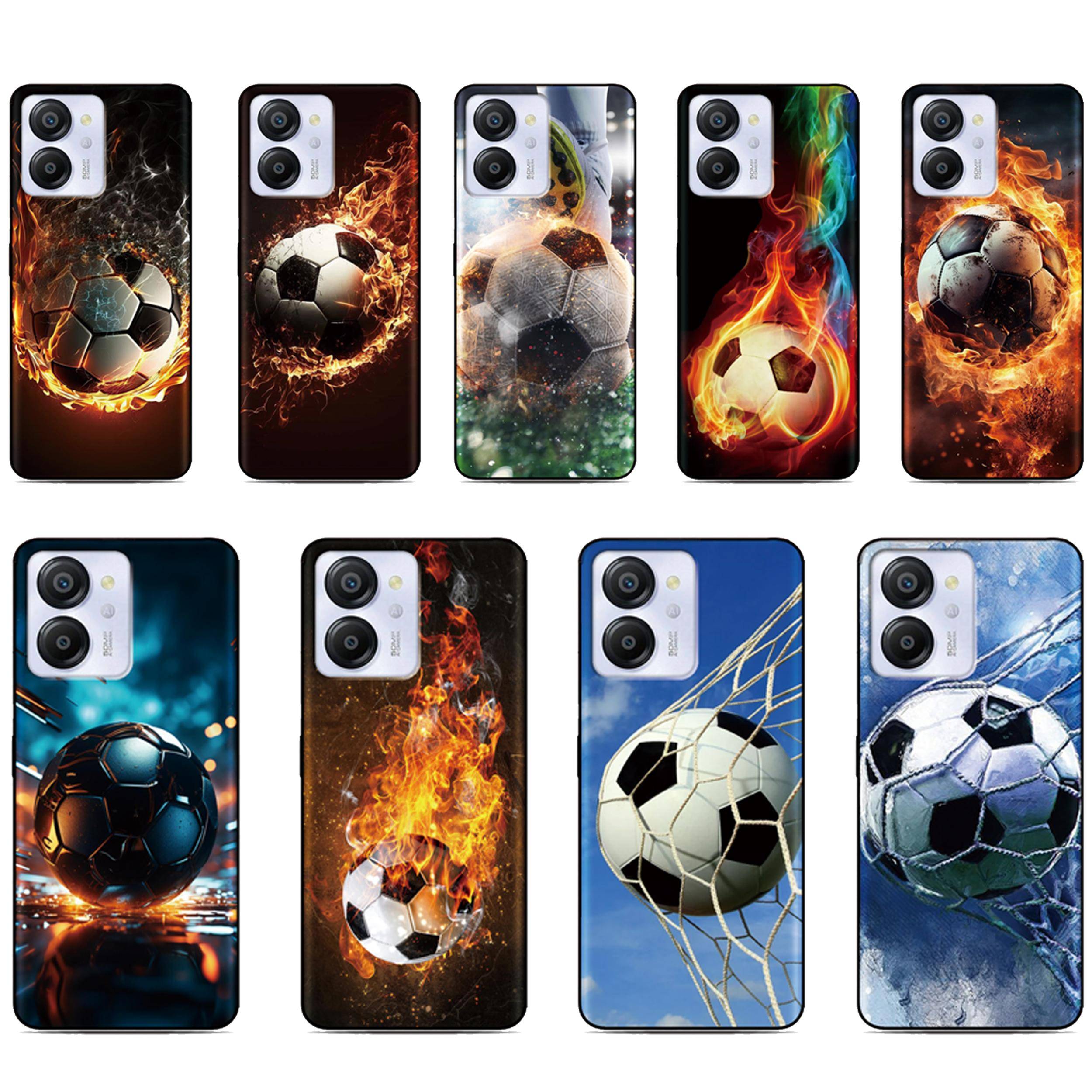 Sport Fotboll Telefonfodral För Motorola Moto G77 G17 G67 G57 G56 G15 G86 G54 Power 5G G24 G04 G05 G06 G84 G85 G55 E15 E14 Skydd