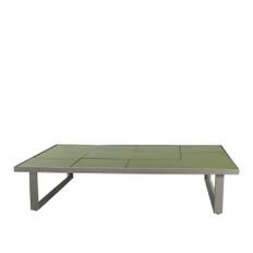 Cane-Line - Glaze 70 x 120 cm - Taupe/Green - Soffbord utomhus - Grön,Brun - Metall/Sten