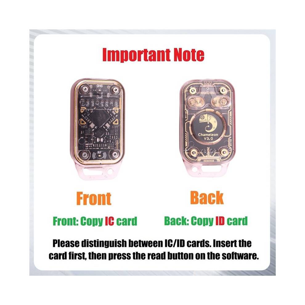 Chameleon V3.0 RFID Chip Reader Card Emulator+3XUID/CUID Keychain ID IC Tag Copyer NFC Reader Writer