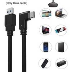 5m/3m höghastighets usb 3.1 typ c datakabel för oculus quest länk vr headset förlängningskabel snabbladdning usb-a till typ-c - 5 meter