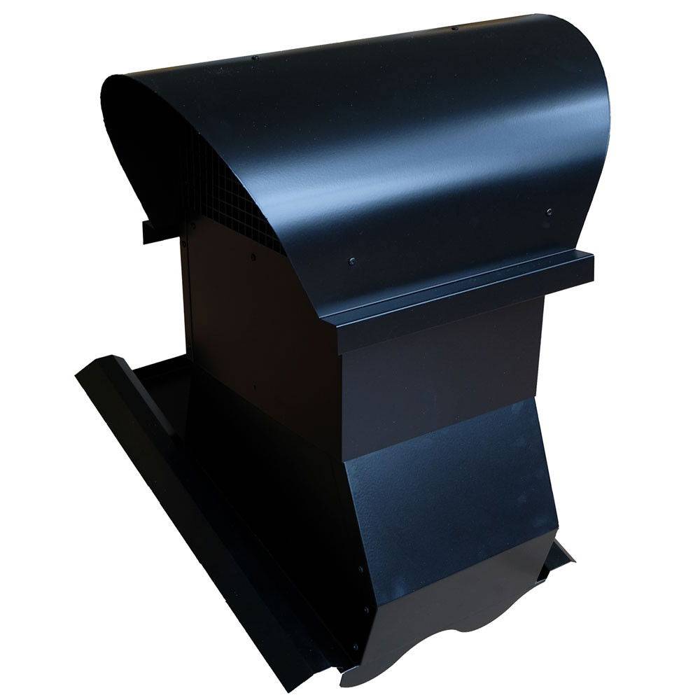 Takhuv 125/160 isolerad svart