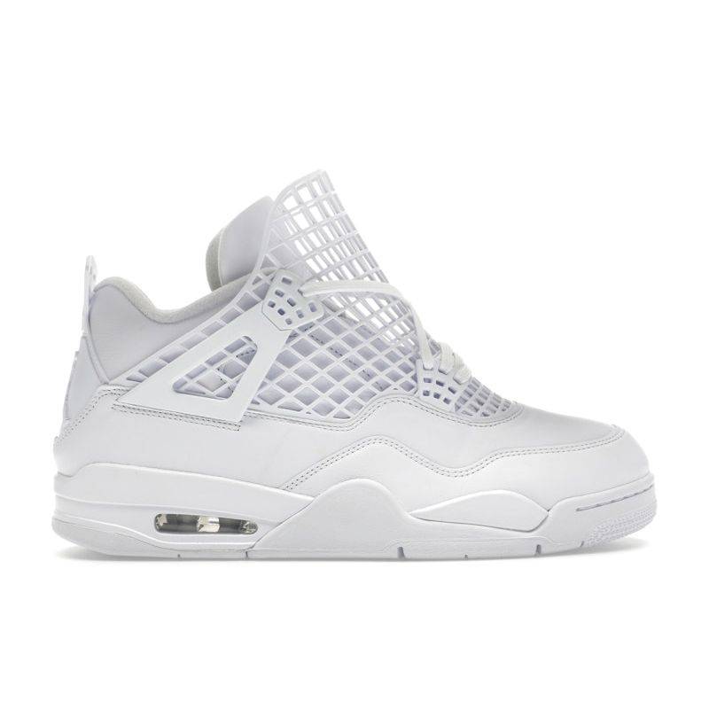 Air Jordan 4 Retro Nät - Vita Dam Sneakers Phantom Metallic-Guld FN7251-107 cm gray