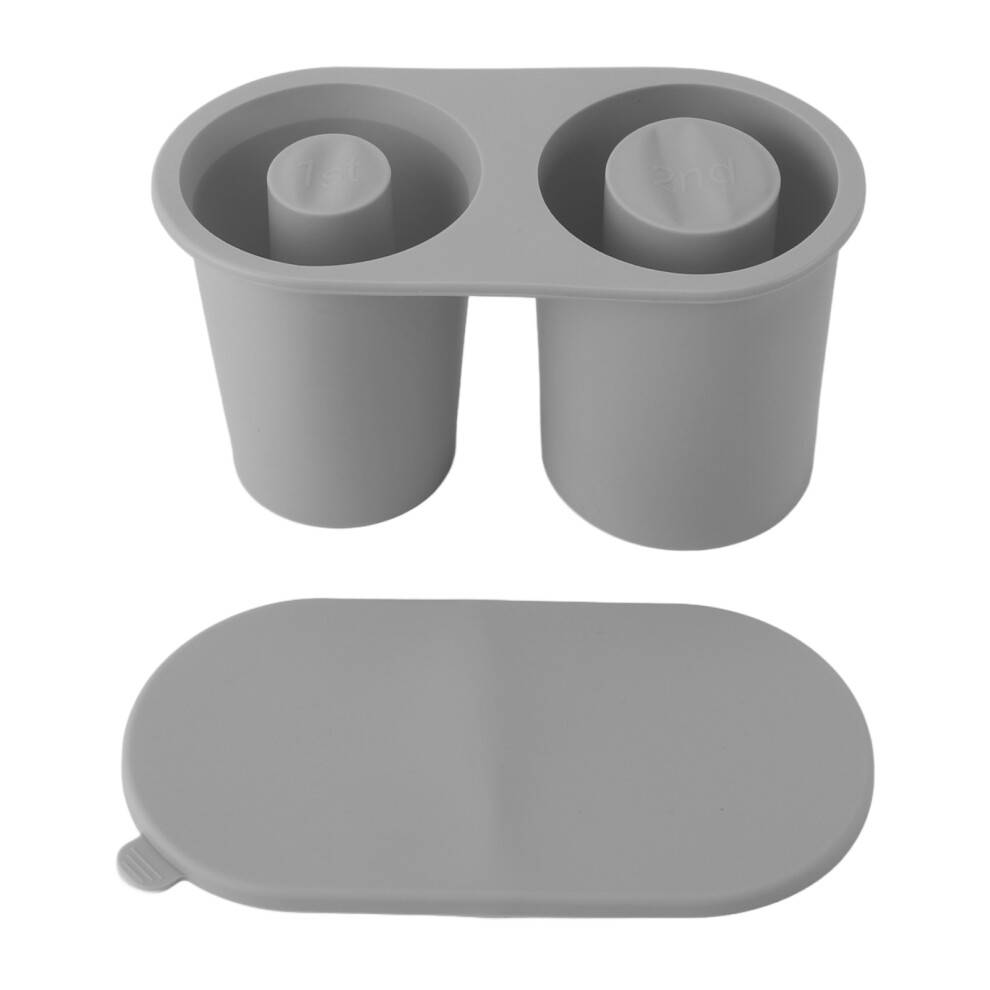 Isterningbakke til Stanley Cup, Silikone isterningbakke til Stanley Cup Hul cylinder isterningdesign med låg og beholder, Tumbler isform med låg og
