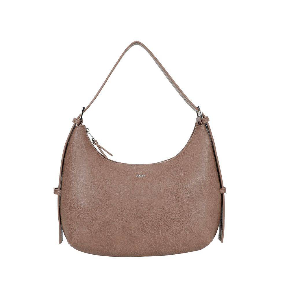 Ulrika Design Halo Axelväska 40cm, Taupe