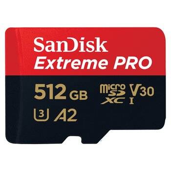 SanDisk Extreme Pro micro SDXC UHS-I, U3, V30, A2, C10+ SD-adapter – returvare