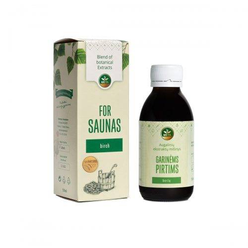 Blanding af ekstrakter til saunaer med birkhydrolat, 150 ml.
