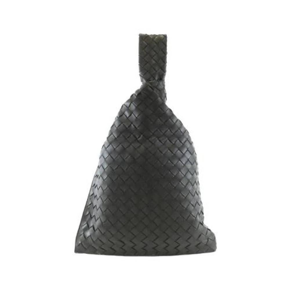 Bottega Veneta Vintage Pre-owned Lambskin Skuldertaske - Vintage - Dame - Sort - ONE SIZE - Uld