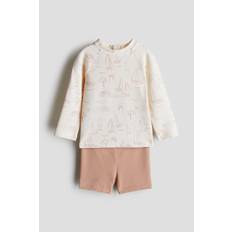 Baby - Beige/Sejlbåde Badesæt med UPF 50 - Size: 80 (9-12M) - H&M