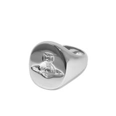 Vivienne Westwood - Seal ring - herr - Recycled Silver - L - Silverfärgad