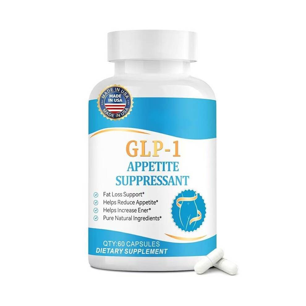 GLP-1 Appetite Suppressant Capsules 60 Count – Weight Loss Support, Natural Ingredients, Craving Control, Metabolism Boost, Dietary Supplement